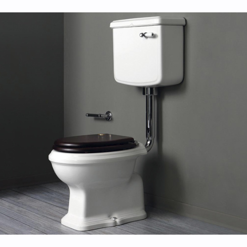 Чаша унитаза приставная Simas AR 811 bia цвет белый без сиденья душевой смыв - фото 2